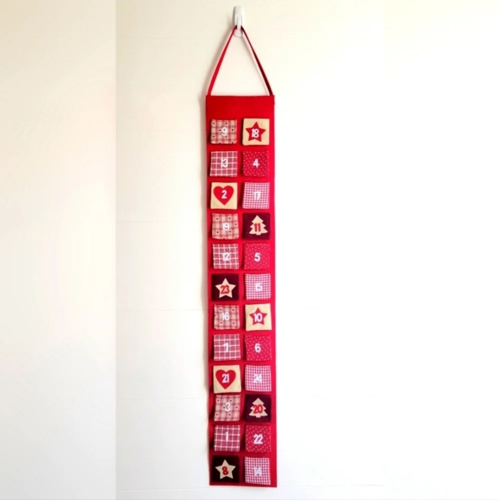 NWT Refillable Christmas Advent Calendar and Holiday Decor 8 Item Bundle - Picture 2 of 13